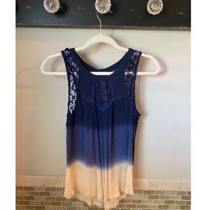 Lace sleeveless top